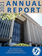 Image of front page of Annual Report for year 2021