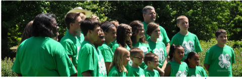 Picture of a 4-H youth group