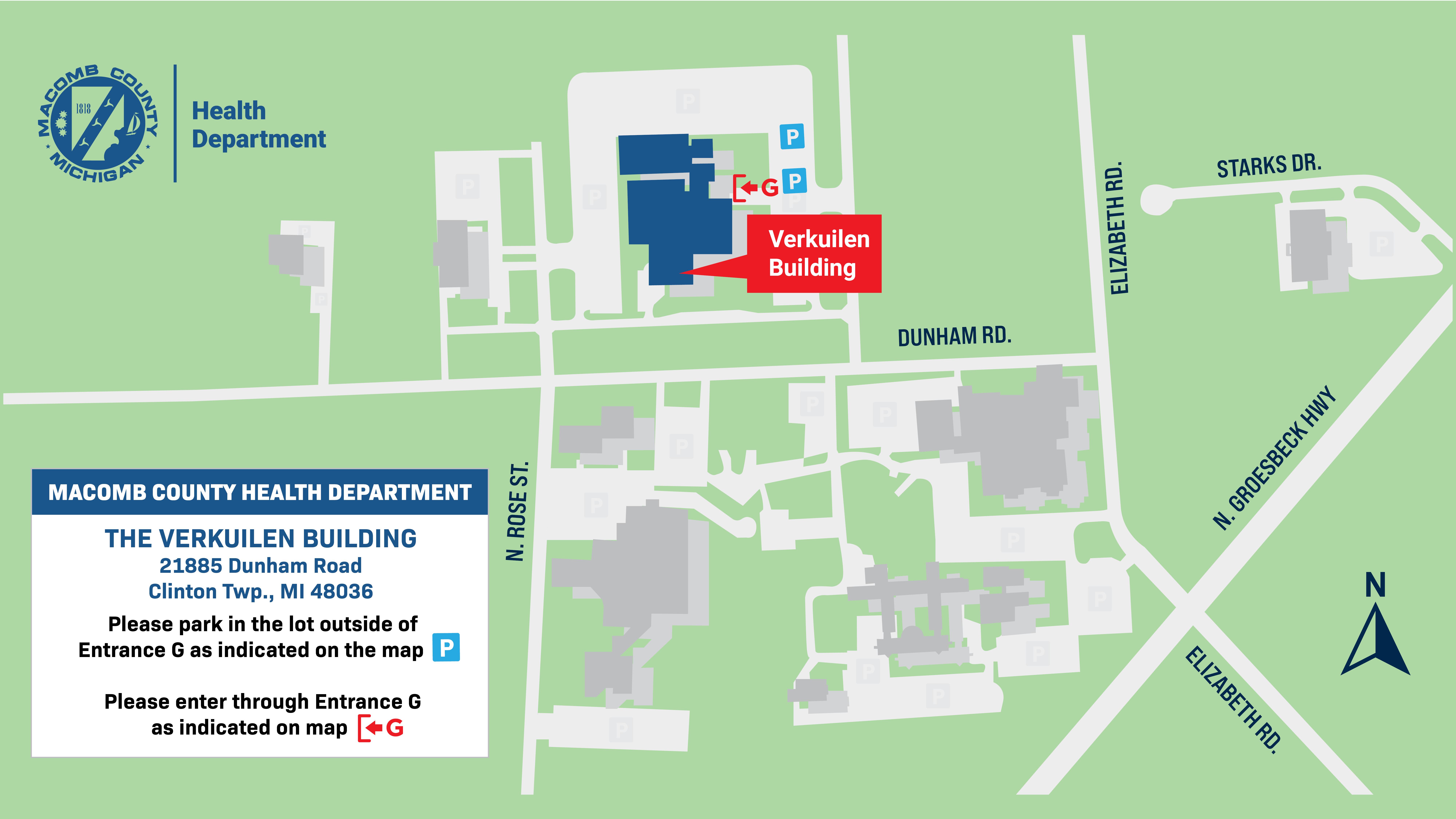Map of Verkuilen Building Clinic