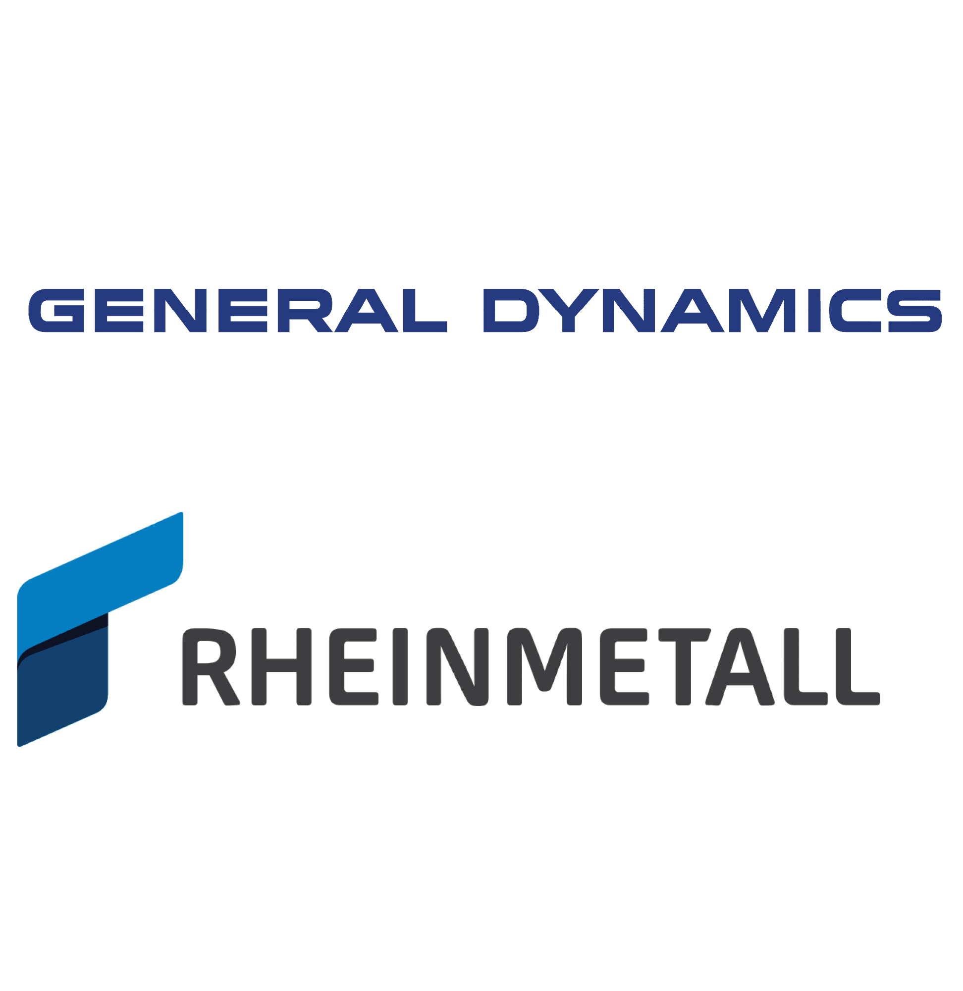 American Rheinmetall logo x General Dynamics