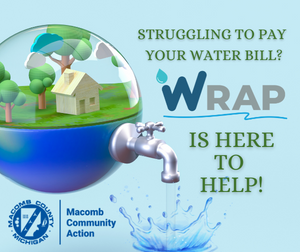 Struggling to pay your water bill? WRAP is here to help. 
