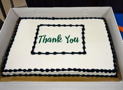 Cake to thank jurors