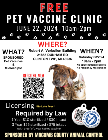 FREE Pet Vaccine Clinic